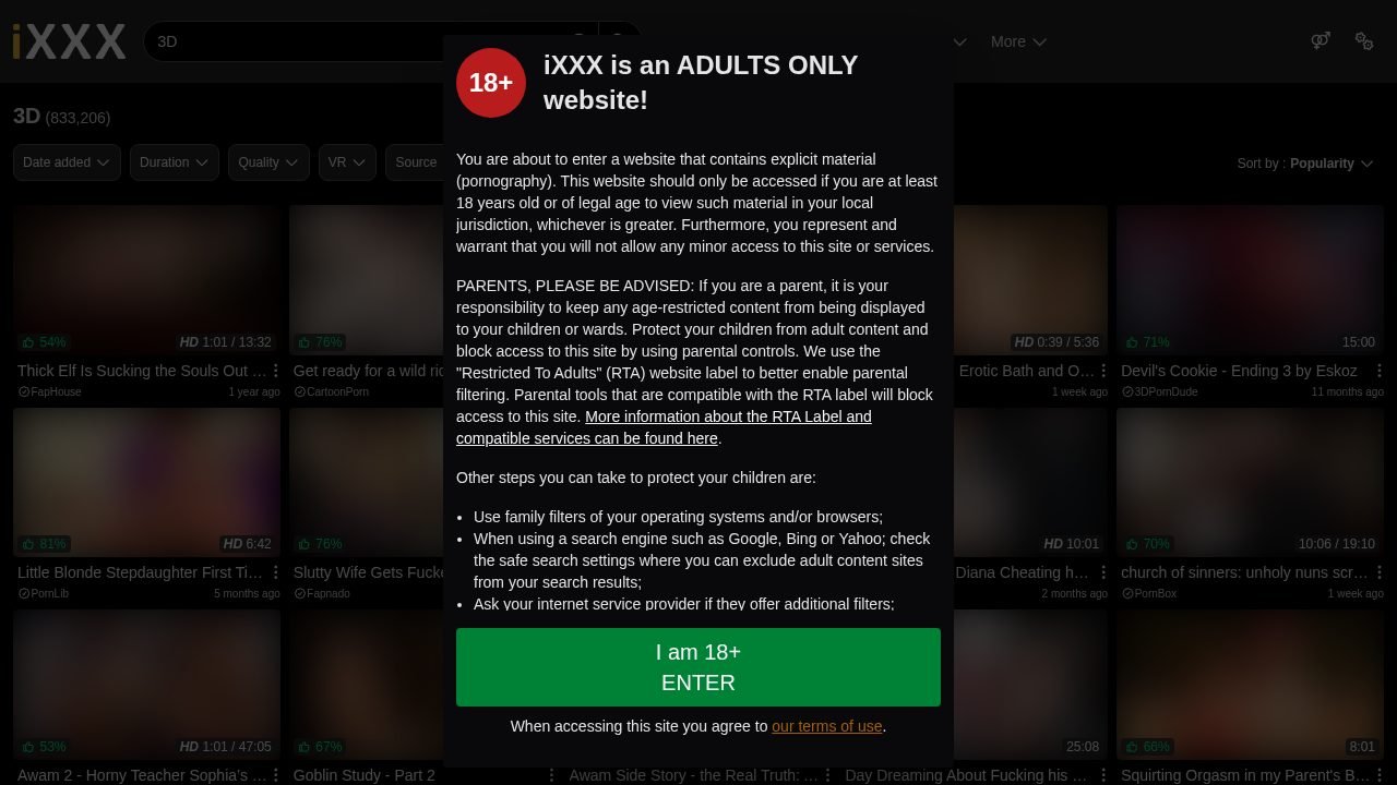 iXXX 3D
