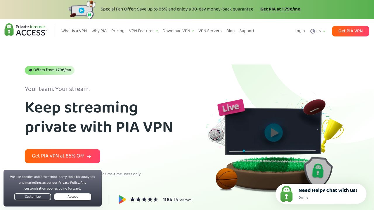Private Internet Access (PIA)